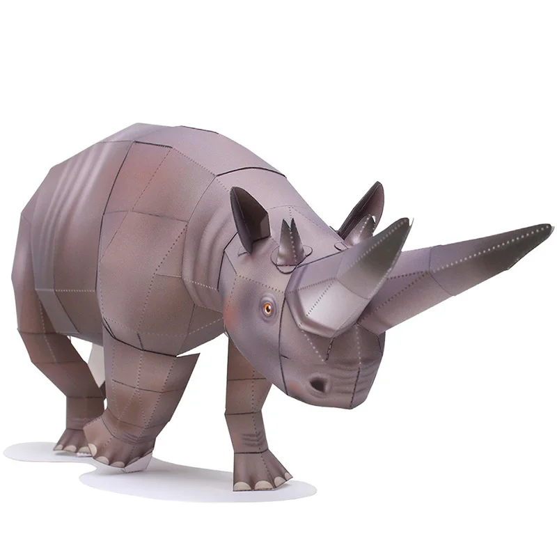 Kids Toys Egypt - 이집트 Arsinoitherium 종이 접기 예술, 미니
