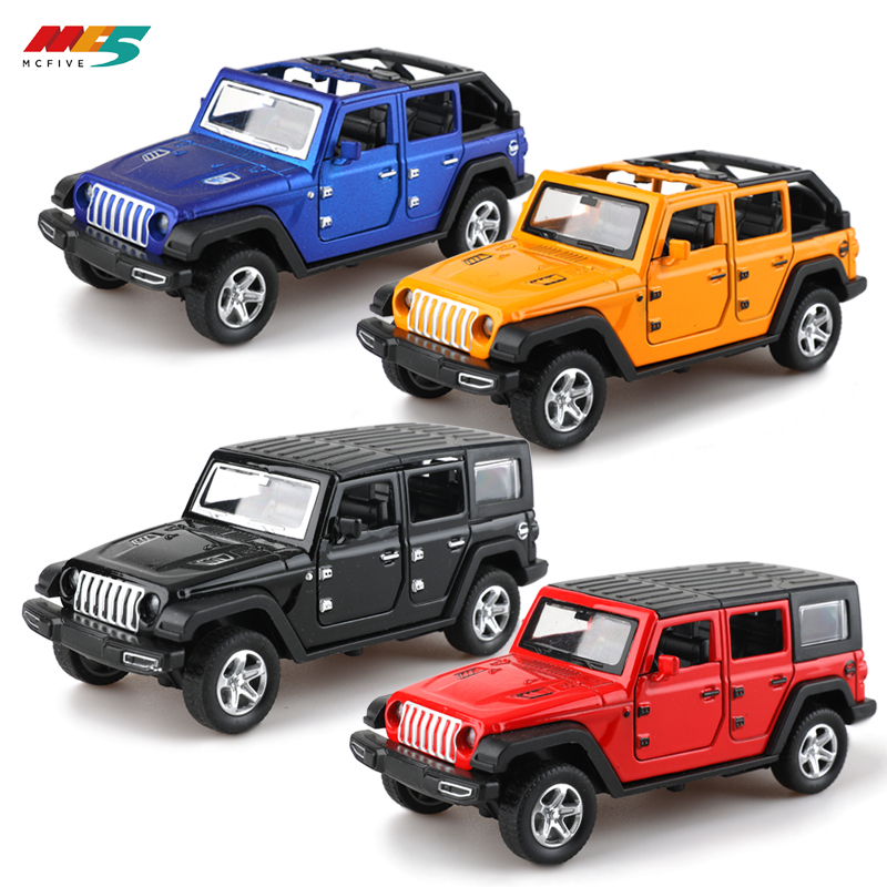 Kids Toys Jeep - 1:36 합금 지프 랭글러 풀백 오프로드
