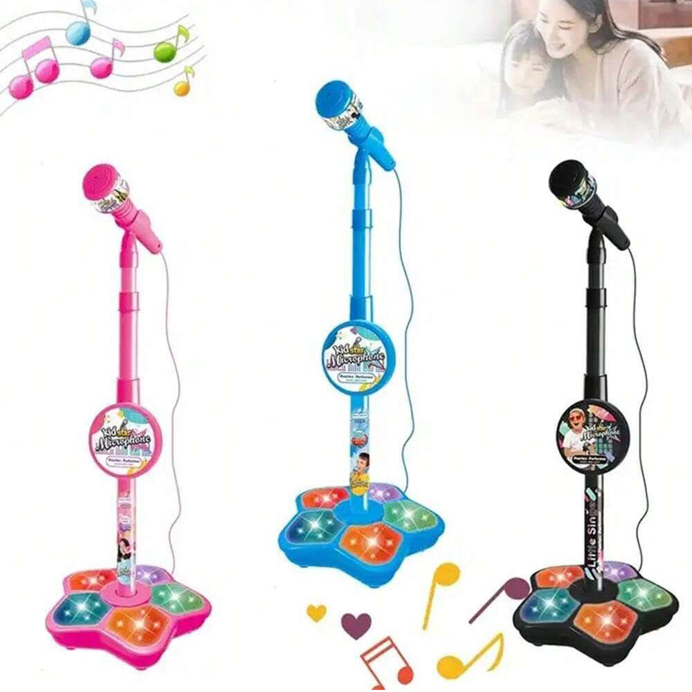Kids Microphone Karaoke - 어린이 마이크 스탠드 장난감, 휴대용 어린이