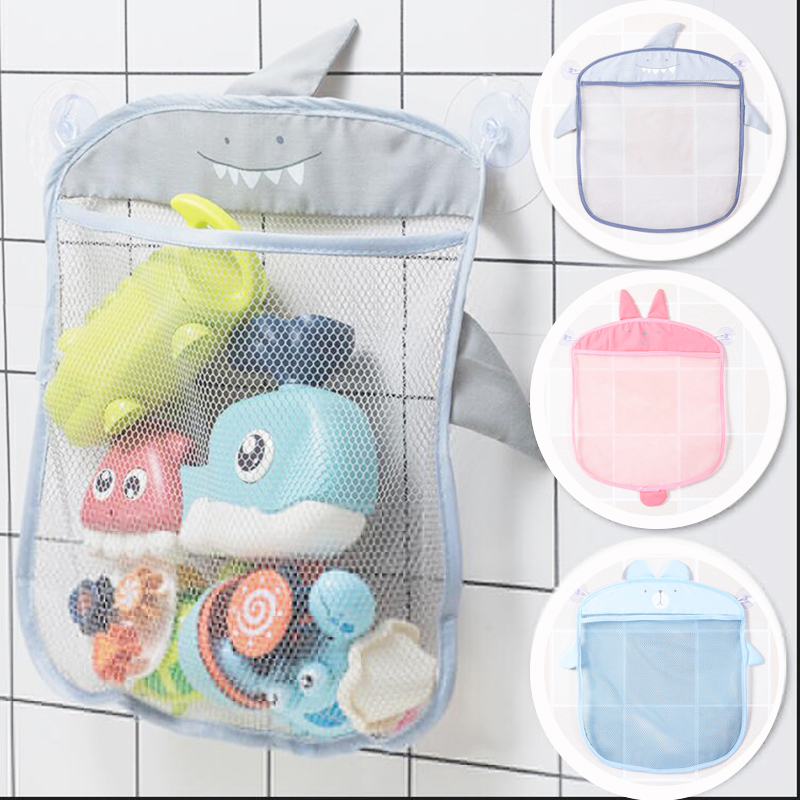 Kids Storage Toys - 아기 욕실 메쉬 가방 빨판 주최자