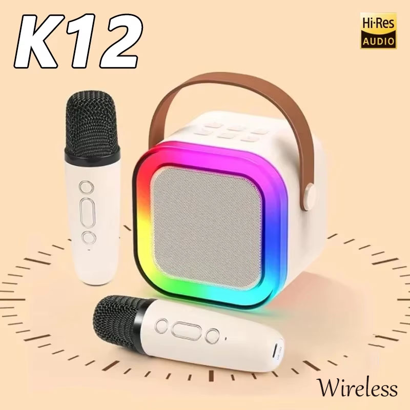 Kids Microphone Karaoke - K12 무선 가라오케 기계, 휴대용 미니