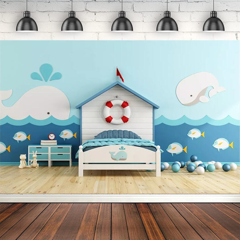 Toys Background For Kids - 블루 오션 실내 어린이 생일 사진