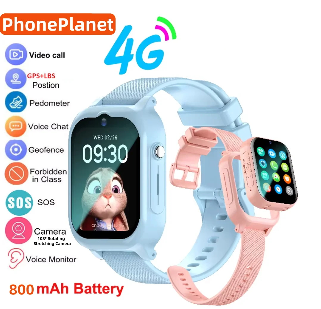 Kids Smartwatch Gps - 4G 키즈 스마트워치 GPS SOS 영상통화
