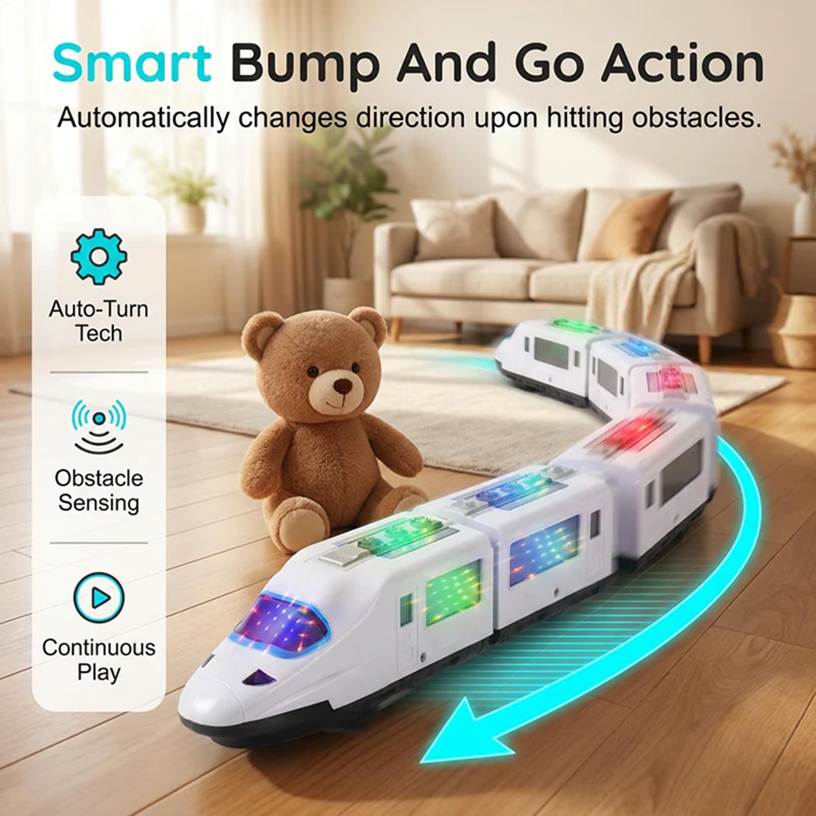 Kids Toys Electric - 어린이를 위한 장난감 기차, 인터랙티브 레트로