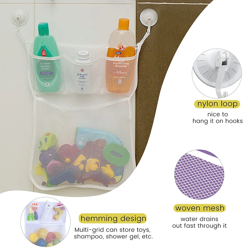 샤워 목욕 장난감 화이트 핑크 아기 유아용 장난감 보관 - Kids Storage Toys 리뷰 및 가격