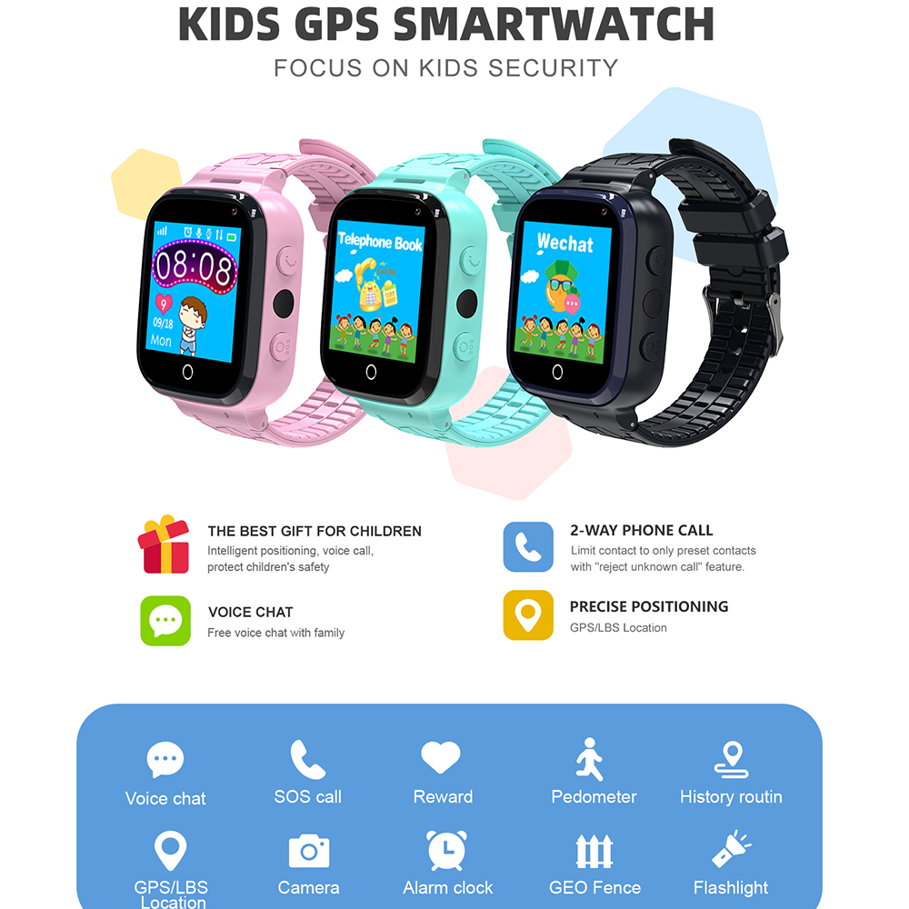 새로운 어린이 스마트 시계 GPS 트래커 SOS 모니터 - Kids Smartwatch Gps 리뷰 및 가격