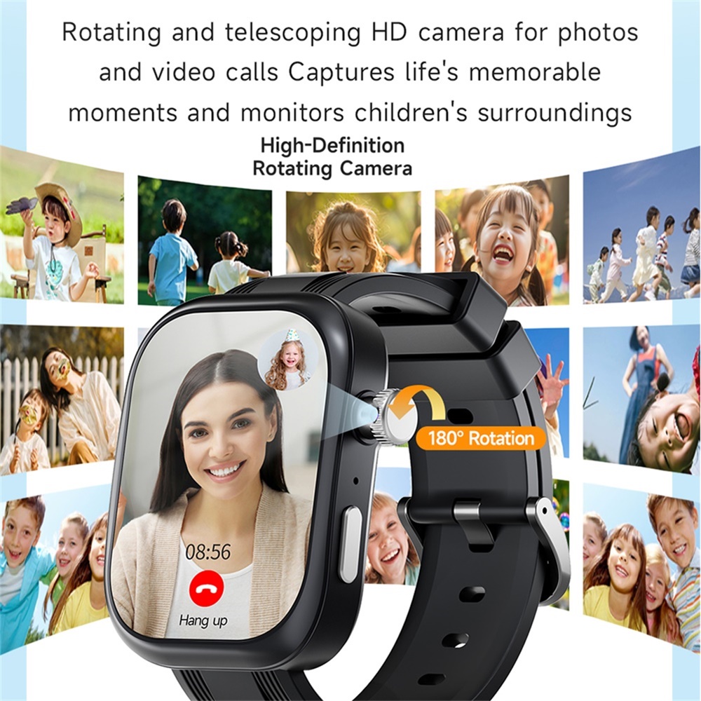 696 신입생 스마트 전화 시계 GPS 회전 카메라 영 - Kids Smartwatch Gps 리뷰 및 가격