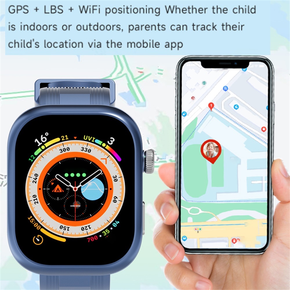 696 신입생 스마트 전화 시계 GPS 회전 카메라 영 - Kids Smartwatch Gps 리뷰 및 가격