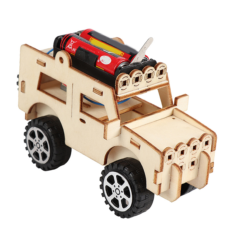 어린이 DIY 수제 기술 장난감; 나무 과학 퍼즐 모델 - Kids Toys Jeep 리뷰 및 가격