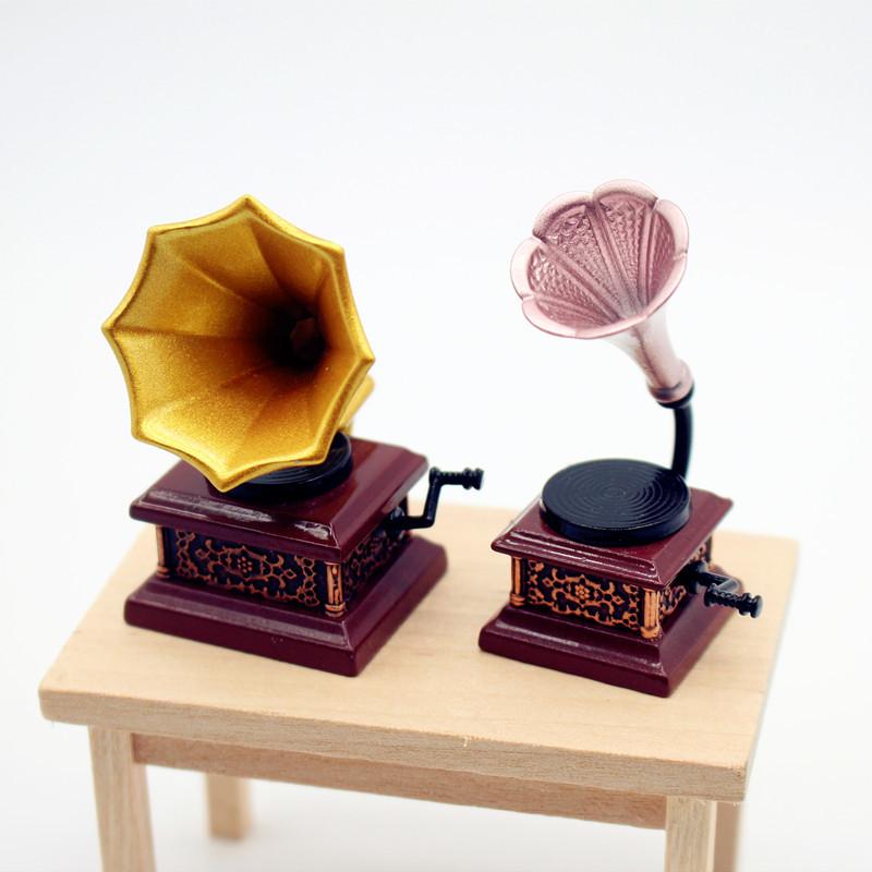 인형 집 빈티지 축음기 미니어처 모델 거실 액세서리 인 - Kids Toys Vintage 리뷰 및 가격
