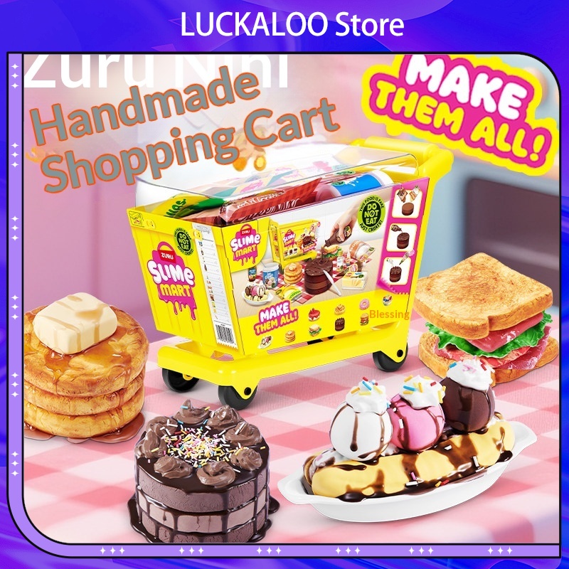 주루 미니 슬라임 마트 쇼핑카트 블라인드 박스 DIY  - Kids Toys Shop 리뷰 및 가격
