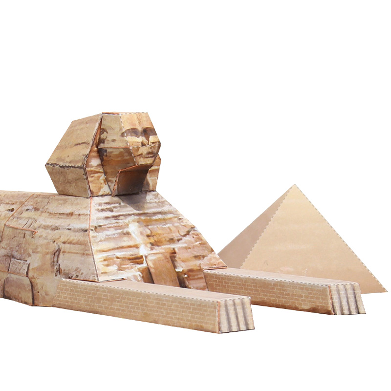 이집트 스핑크스 피라미드 접이식 미니 3D 종이 모델, - Kids Toys Egypt 리뷰 및 가격