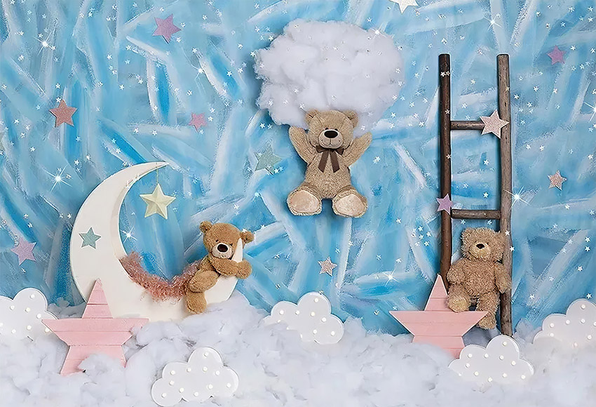 Mehofond 사진 배경 꿈꾸는 푸른 별 달 장난감  - Toys Background For Kids 리뷰 및 가격