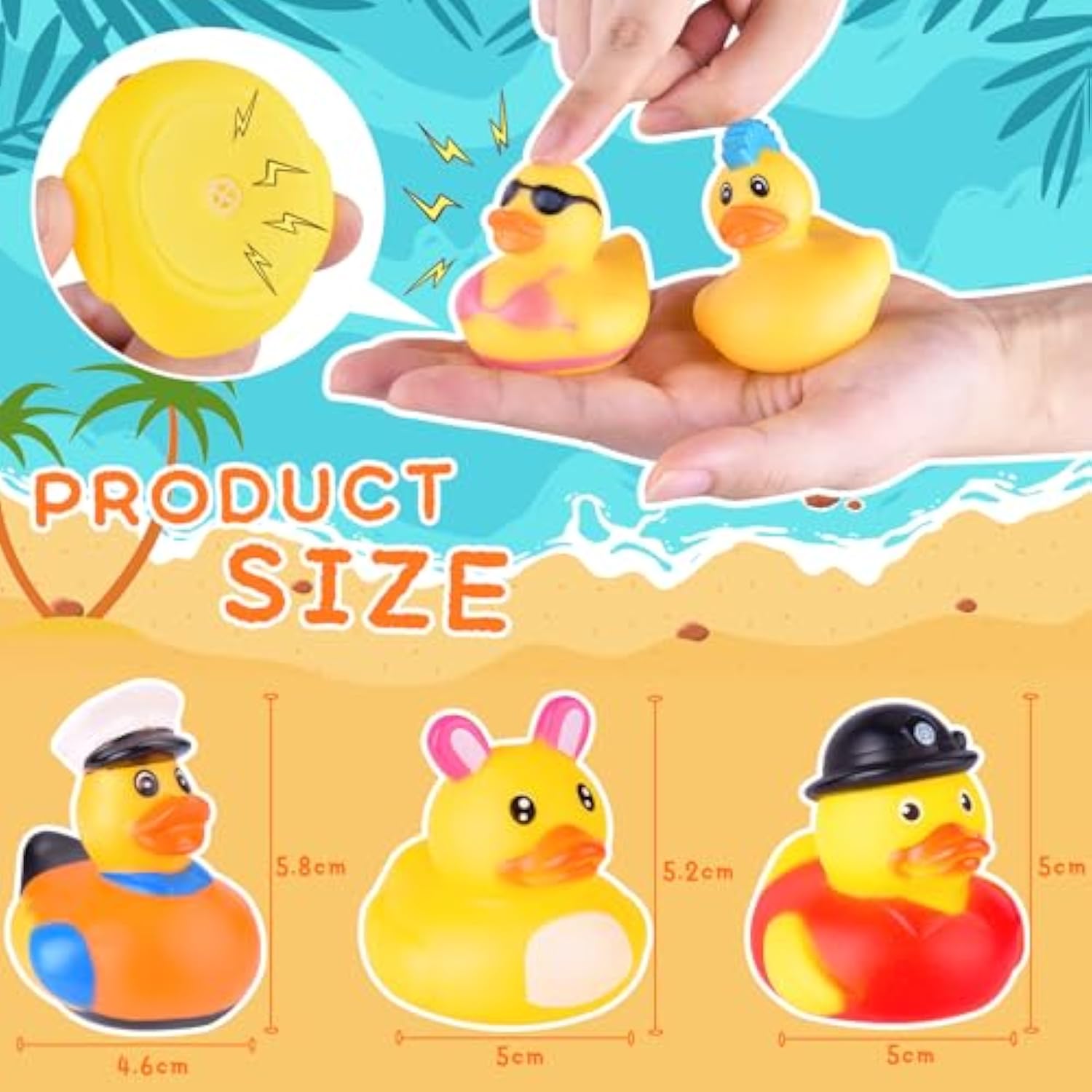 대량 고무 오리, 지프용 오리, 지프용 다양한 오리,  - Kids Toys Jeep 리뷰 및 가격