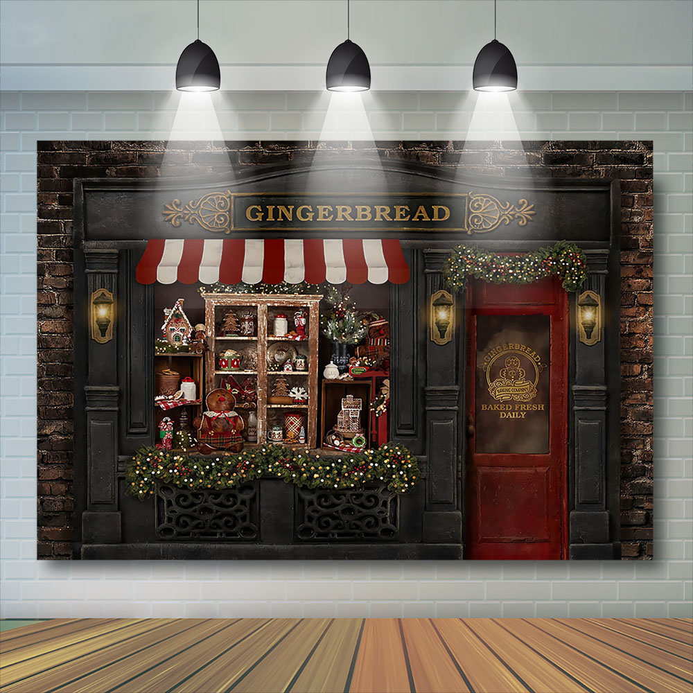 진저 브레드 숍 크리스마스 배경 어린이 소녀 사진 장난 - Toys Background For Kids 리뷰 및 가격