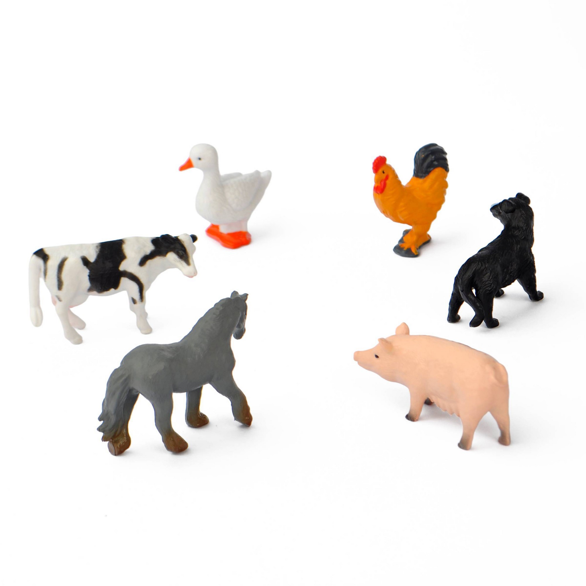 6개 미니 동물 피규어, 보관 튜브 포함, 아이들을 위 - Kids Storage Toys 리뷰 및 가격