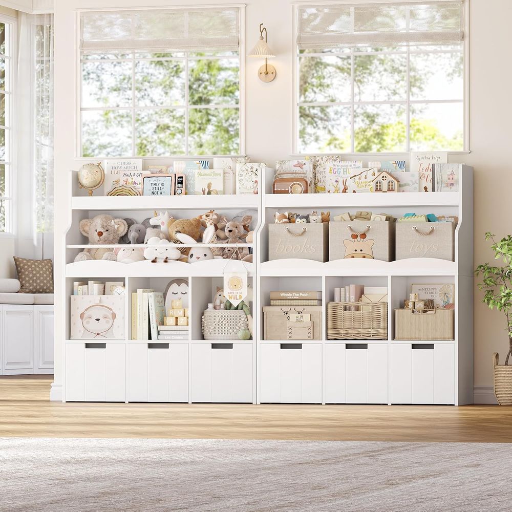 어린이 장난감 수납 정리함 겸 책꽂이, 다기능 책꽂이와 - Kids Storage Toys 리뷰 및 가격