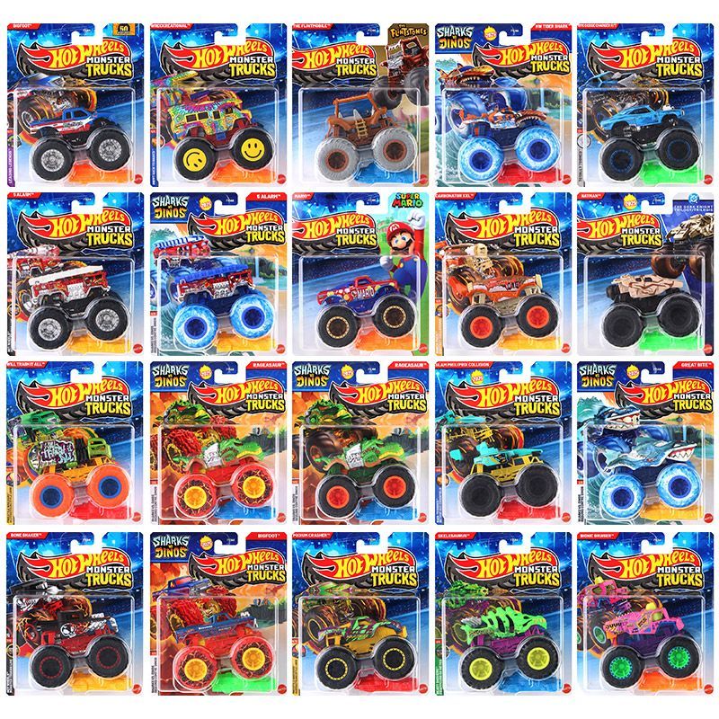 새로운 정품 핫휠 FYJ44 몬스터 트럭 시리즈 모델카 - Hot Wheels Car Monster Trucks 리뷰 및 가격