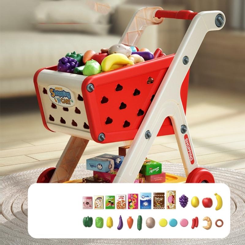 아이들은 어린이 슈퍼마켓 트롤리 모델을 위한 놀이 장바 - Kids Toys Shop 리뷰 및 가격
