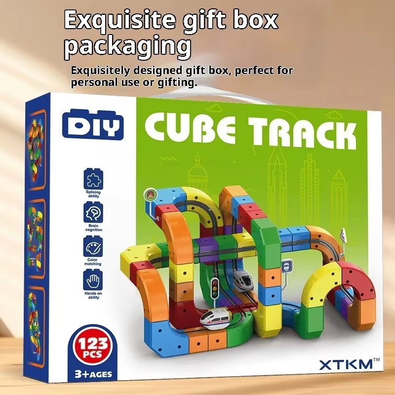 반중력 차량이 포함된 전기 자기 트랙 세트 - 100개 - Kids Toys Electric 리뷰 및 가격
