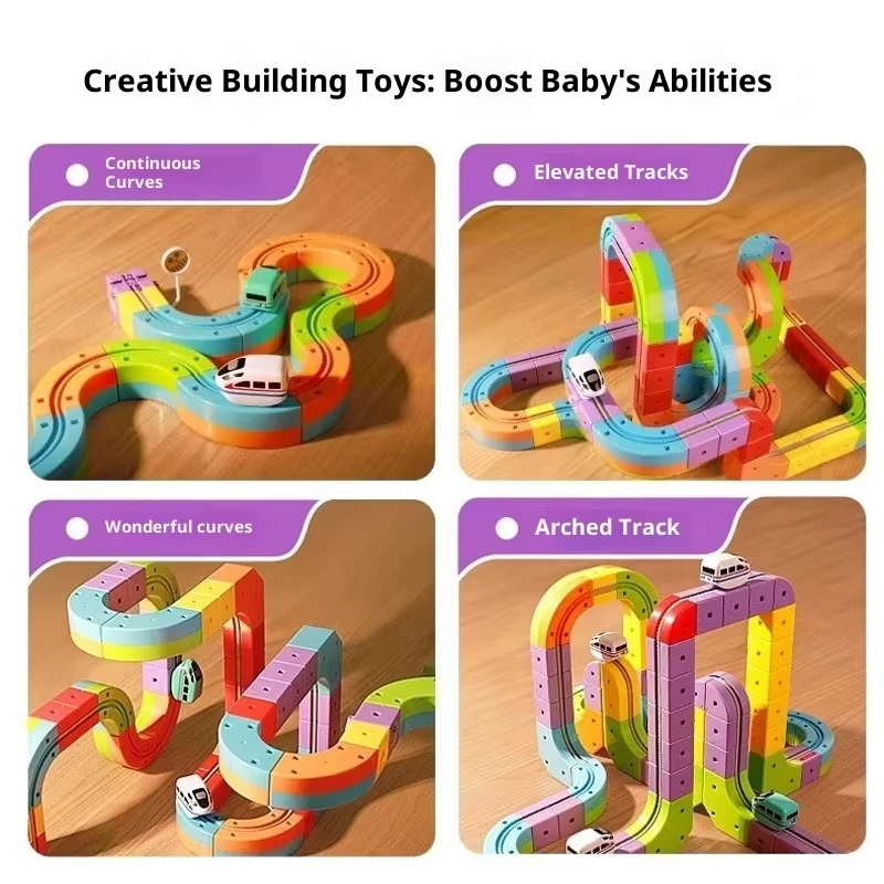 반중력 차량이 포함된 전기 자기 트랙 세트 - 100개 - Kids Toys Electric 리뷰 및 가격