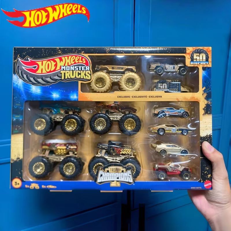 핫휠 몬스터 트럭 50주년 기념 세트-빅풋 금도금 한정 - Hot Wheels Car Monster Trucks 리뷰 및 가격