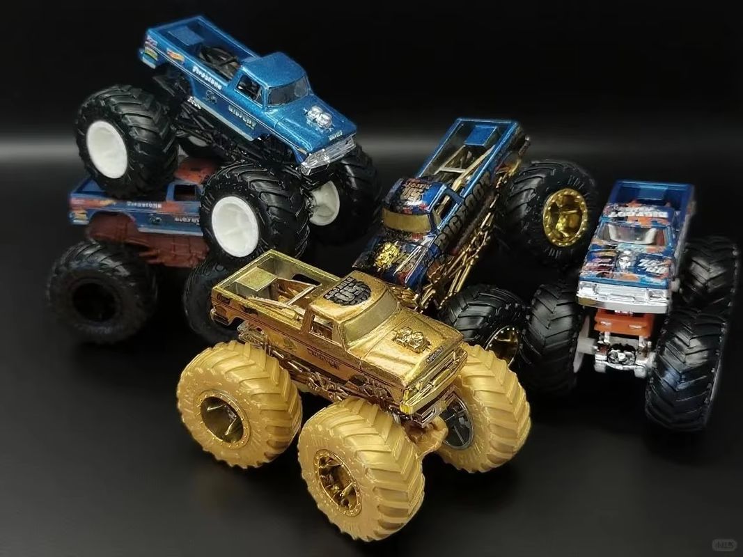 핫휠 몬스터 트럭 50주년 기념 세트-빅풋 금도금 한정 - Hot Wheels Car Monster Trucks 리뷰 및 가격