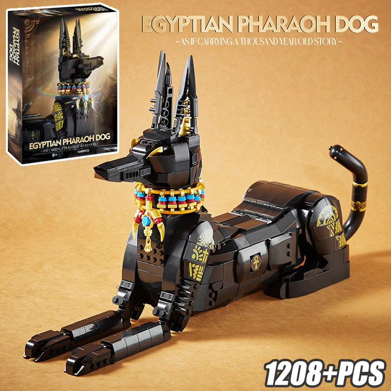 MOC 시티 1208pcs 고대 이집트 파라오 개 모델 - Kids Toys Egypt 리뷰 및 가격