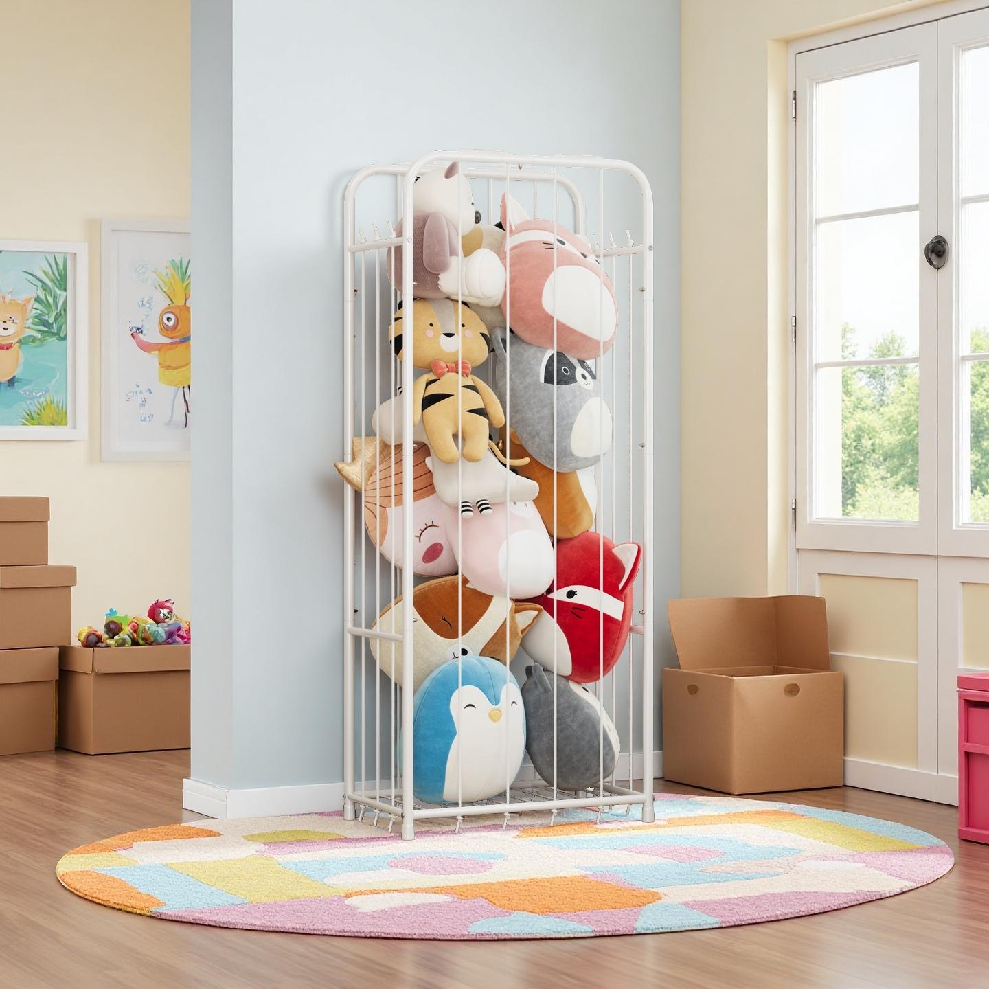 수직형 봉제인형 보관 정리함 동물원 테마 봉제인형 진열 - Kids Storage Toys 리뷰 및 가격