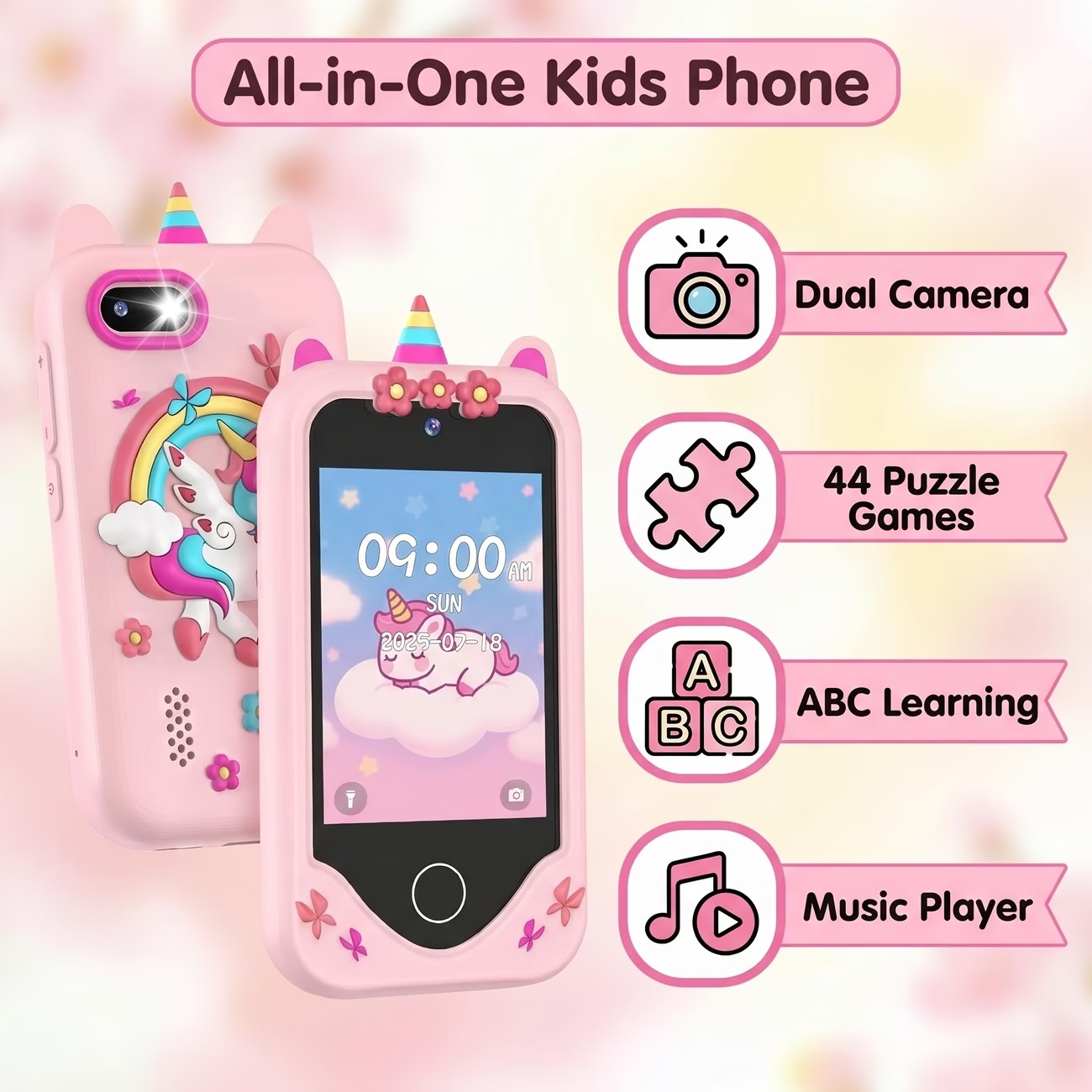 디지털 카메라 키즈 스마트폰 MP3 듀얼 카메라 터치스 - Kids Toys Smartphone 리뷰 및 가격