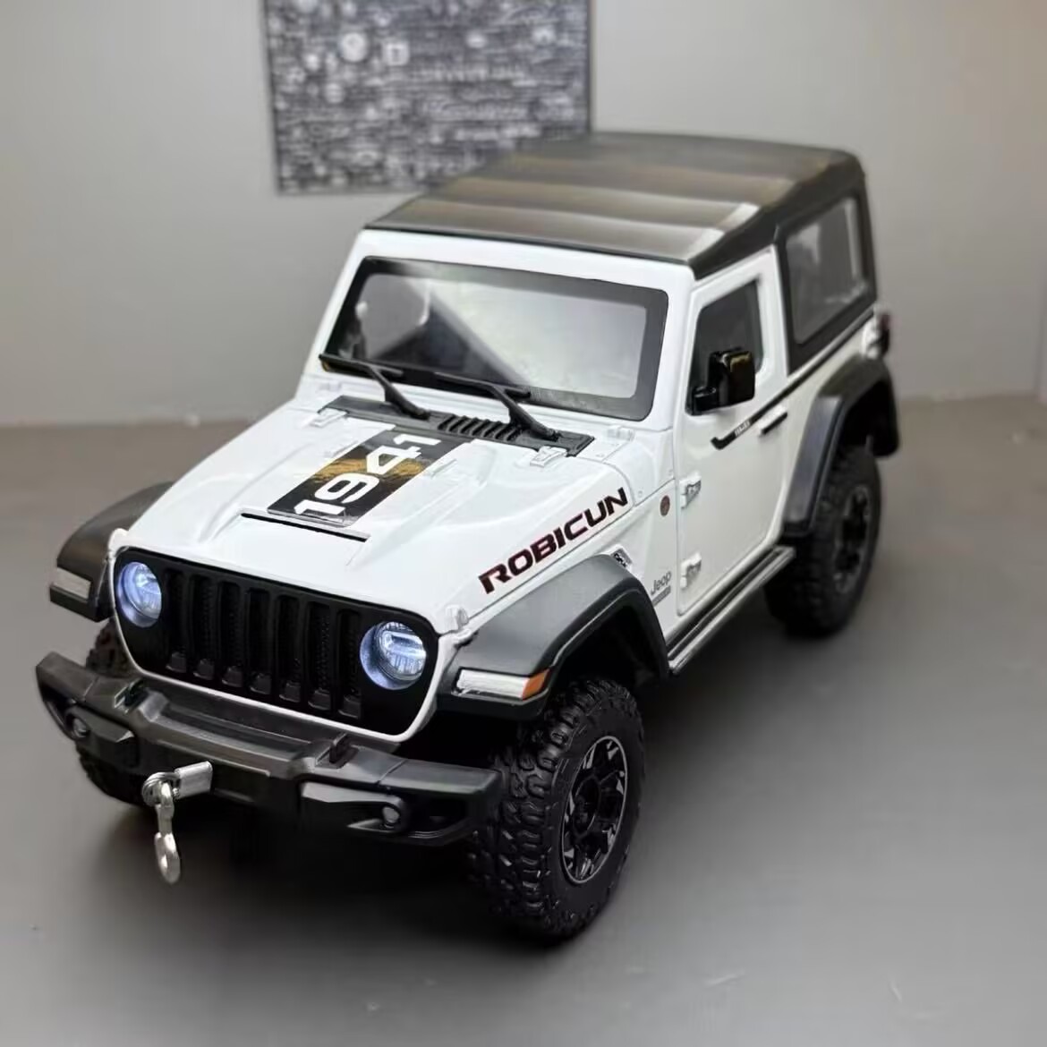 1:24 지프 랭글러 루비콘 합금 자동차 모형 다이캐스 - Kids Toys Jeep 리뷰 및 가격