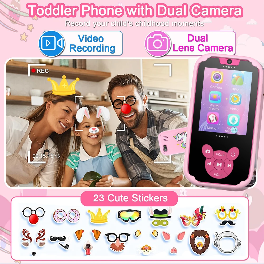 재미있는 어린이 스마트 학습폰, 8GB 메모리 게임 선 - Kids Toys Smartphone 리뷰 및 가격