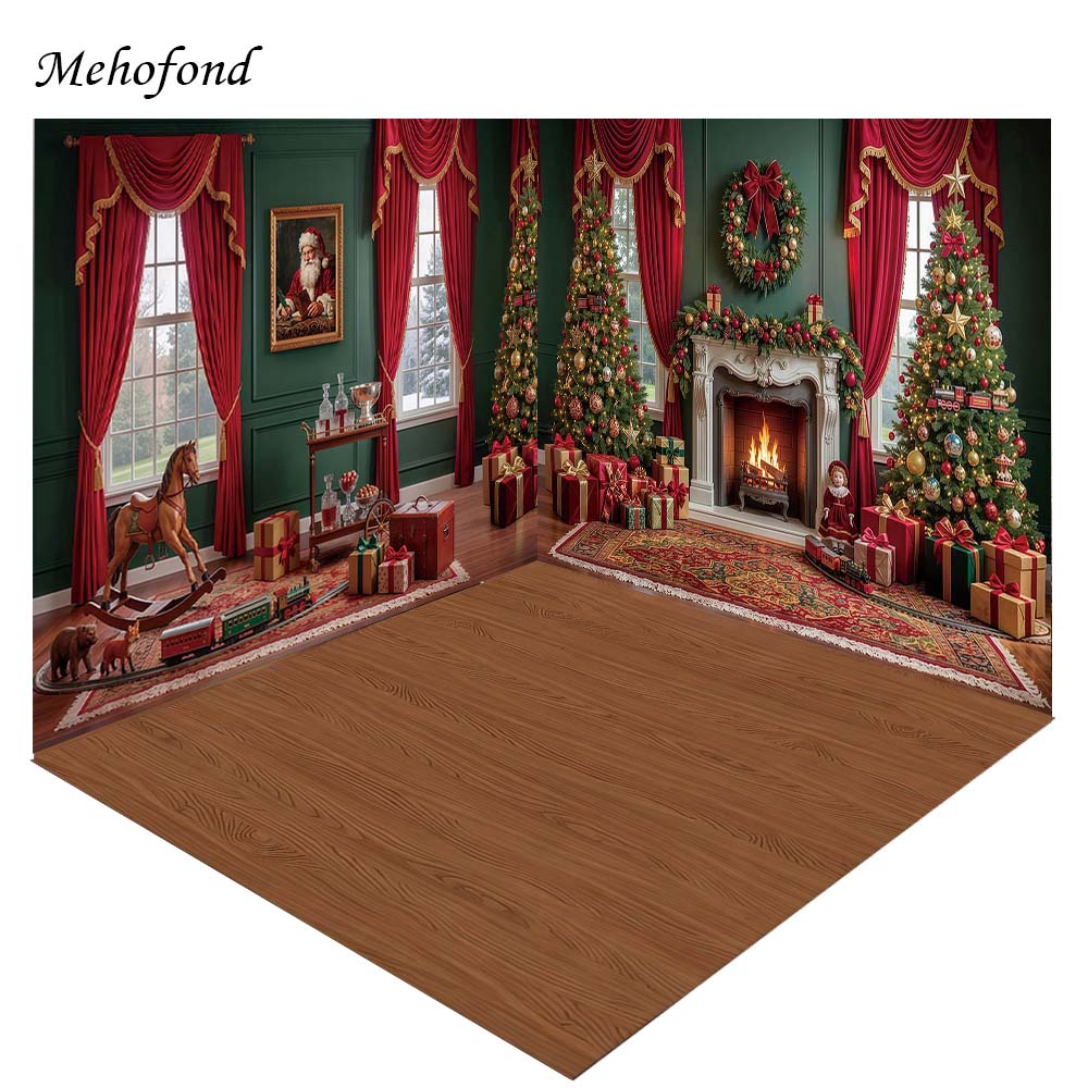 Mehofond 사진 배경 겨울 크리스마스 3D 룸 벽 - Toys Background For Kids 리뷰 및 가격