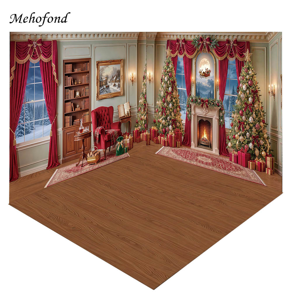 Mehofond 사진 배경 겨울 크리스마스 3D 룸 벽 - Toys Background For Kids 리뷰 및 가격