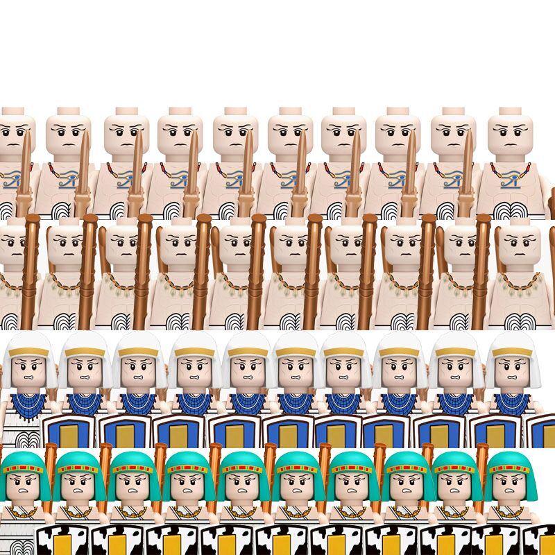 중세 고대 이집트 성 궁전 가드 보병 군인 벽돌 조립  - Kids Toys Egypt 리뷰 및 가격