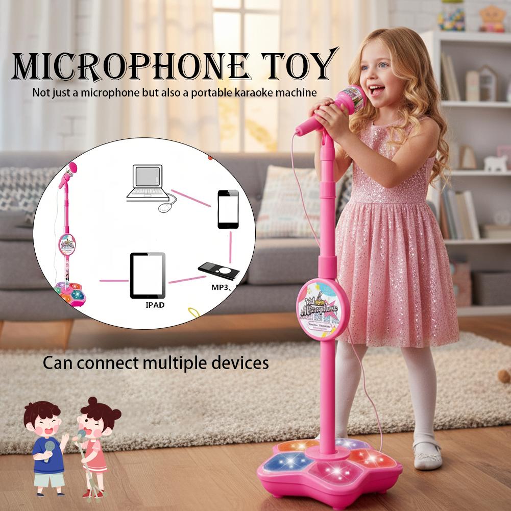 어린이용 마이크 스탠드 포함 노래방 노래 악기 장난감  - Kids Microphone Karaoke 리뷰 및 가격