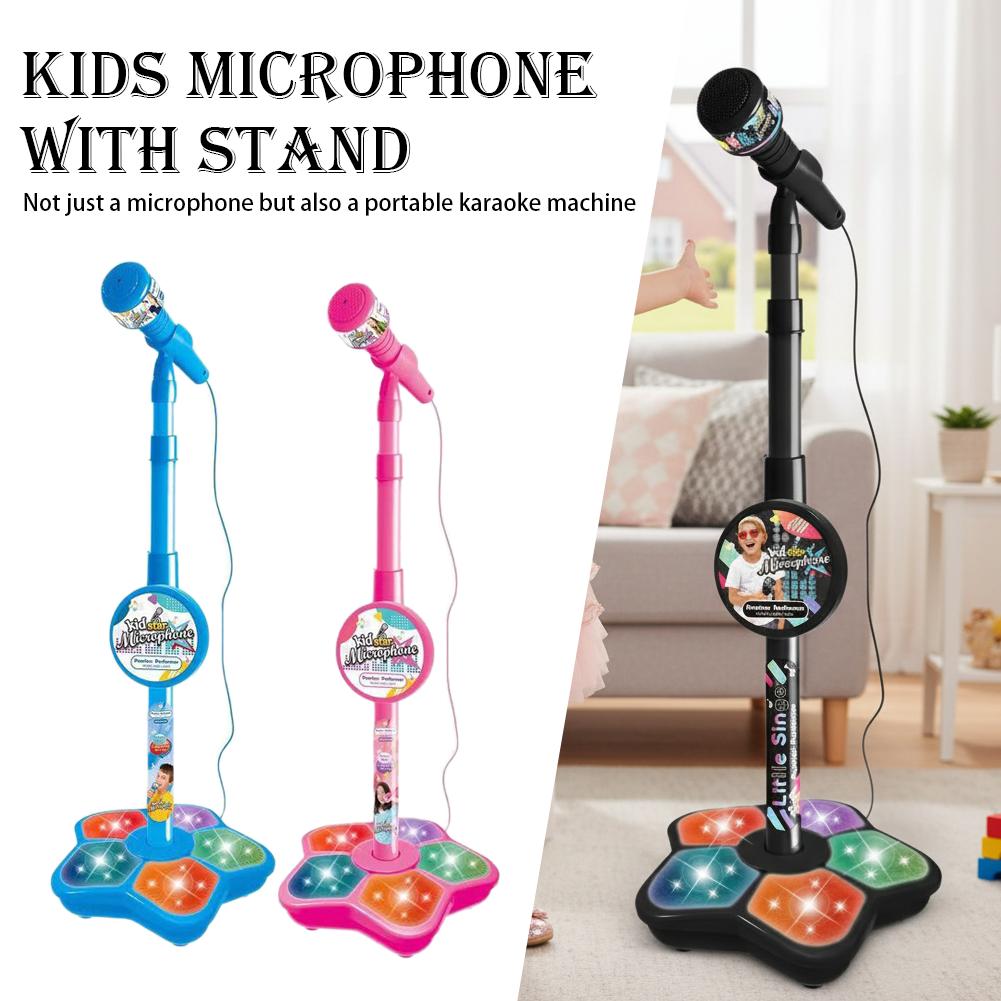 어린이용 마이크 스탠드 포함 노래방 노래 악기 장난감  - Kids Microphone Karaoke 리뷰 및 가격